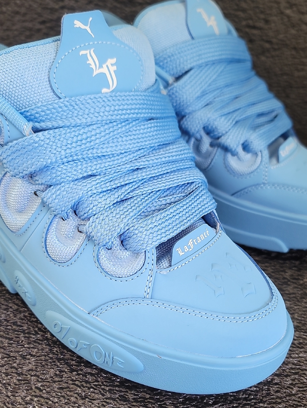 Puma LaFrancé "1 of 1" "Team Light Blue" Wmns 8.5 Like New Fast Shipping - Picture 12 of 14